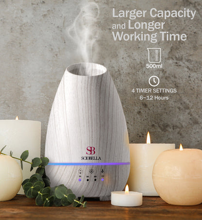 Essential Aroma Oil Diffuser for Large Room Ultrasonic Aromatherapy Humidifier