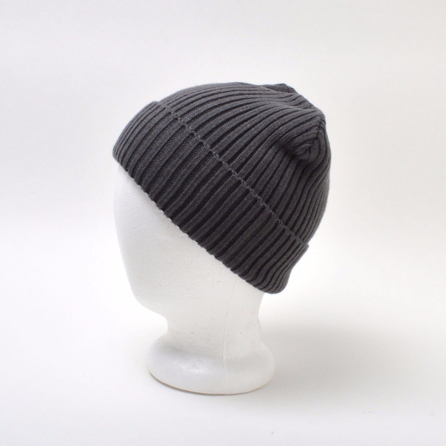New Men Women Beanie Cap Hat Plain Knit Skull Cap Cuff Warm Winter Blank Ski Hat