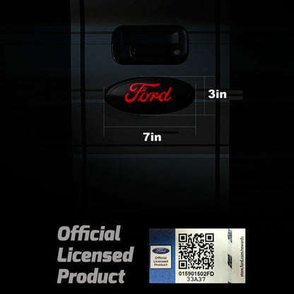 Ford Tailgate Emblem Compatible with SUV Trucks 7 inch LED Light Up Brake light
